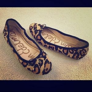 Sam Edelman Felicia flats in calf hair (leopard)